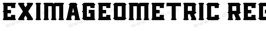 EximaGeometric Regul字体转换
